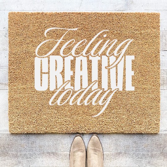 Feeling creative today Coir Doormats