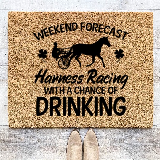 Harness-Racing Trotting-horse Weekend Coir Doormats