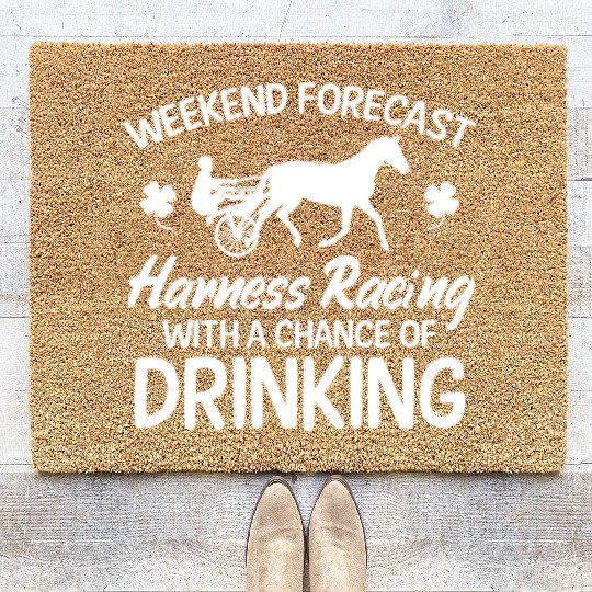 Harness-Racing Trotting-horse Weekend Coir Doormats