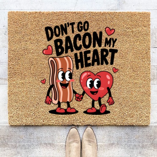 Don't Go Bacon My Heart Coir Doormats