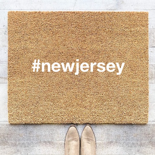 NEW JERSEY Hashtag Coir Doormats