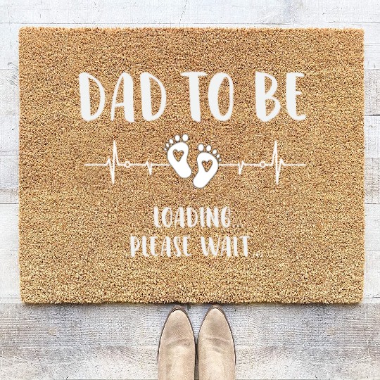 Soon to Be Dad Loading Expecting Father Gift Coir Doormats