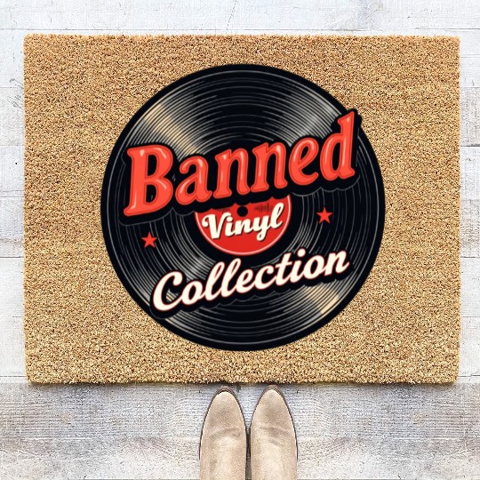 Banned Vinyl Collection Coir Doormats