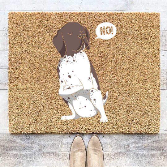 GSP Lovers Funny German Shorthaired Pointer Dog Coir Doormats