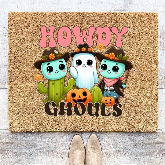 Howdy Ghouls Coir Doormats