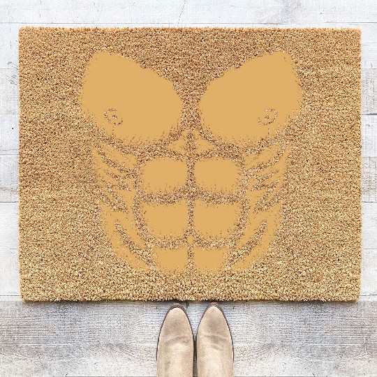 Monkey Chimpanzee Muscular Body Ape Coir Doormats