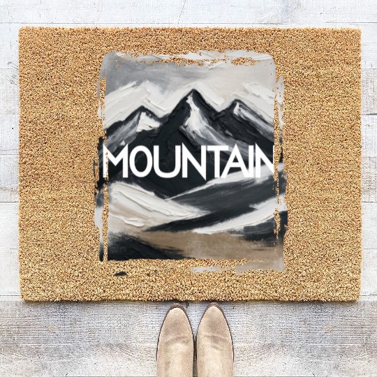Love Mountain Adventure Forest Coir Doormats