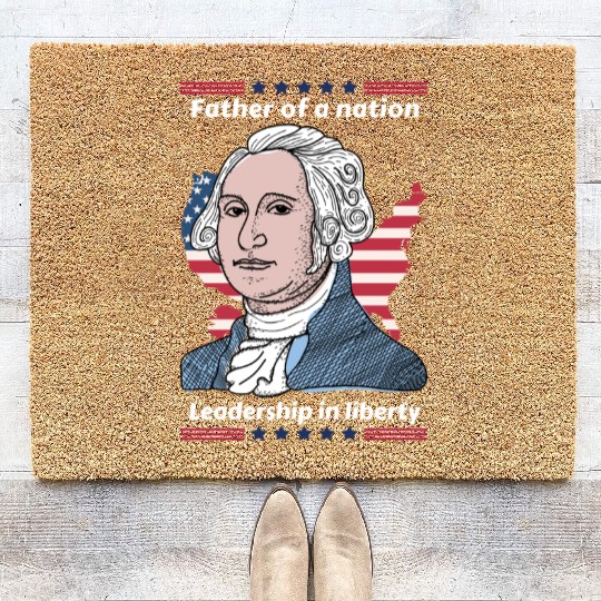 George Washington Tribute Coir Doormats