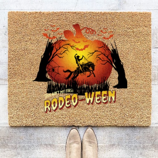 This ain't my first Rodeo-ween Coir Doormats