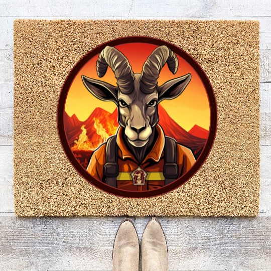 Fireman Capricorn Coir Doormats