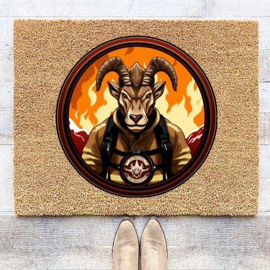 Capricorn Firefighter Coir Doormats