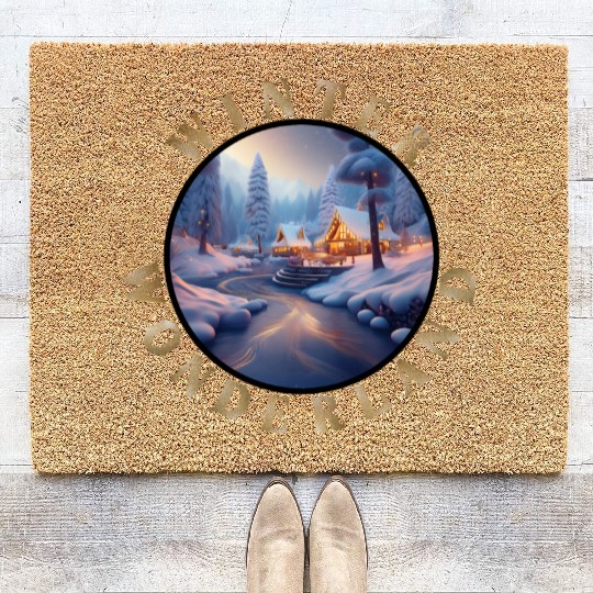 Winter Wonderland Coir Doormats