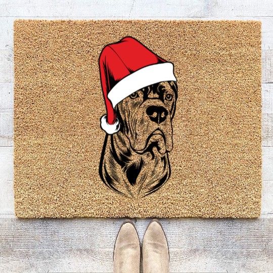 CANE CORSO Christmas Magic Unleashed with style Coir Doormats
