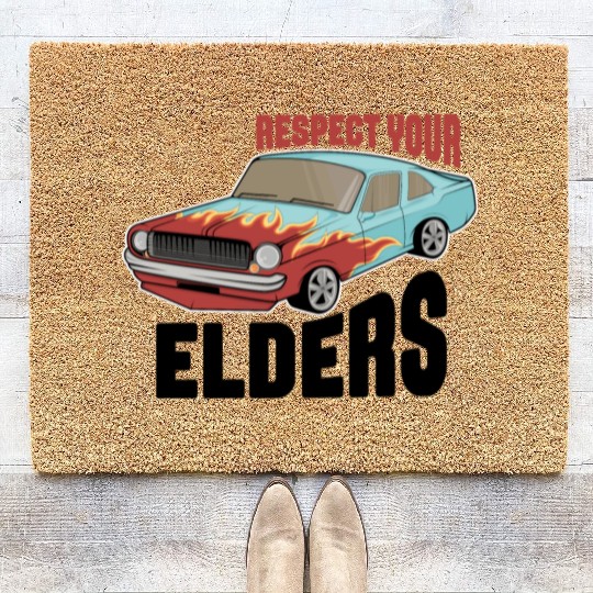 Funny Car Guy 1 Coir Doormats