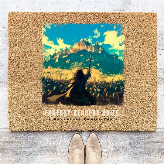 Fantasy Readers Unite Coir Doormats