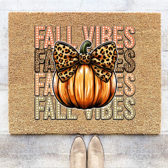 Festive Fall Vibes with Pumpkin Coir Doormats
