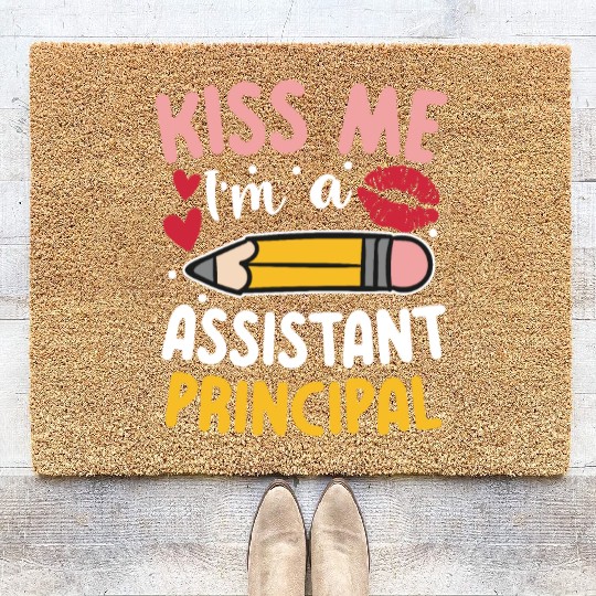 I'm An Assistant Principal for a School Counselor Coir Doormats