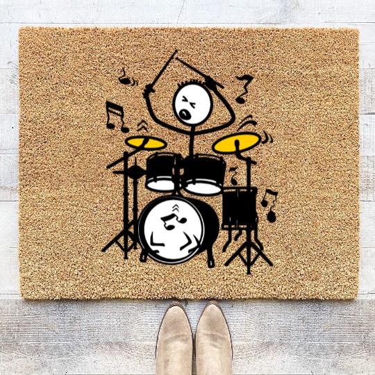 Stickmen drummer Coir Doormats