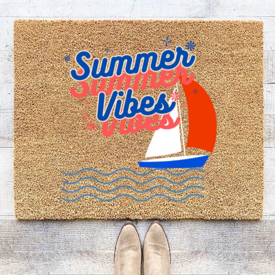 Summer Vibes Coir Doormats