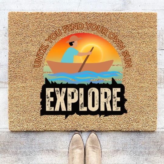 Sailing to Your Own Sun Coir Doormats