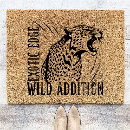 Cheetah Coir Doormats