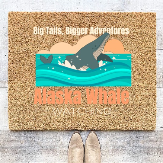 Big Tails, Bigger Adventures – Whale Watching Coir Doormats