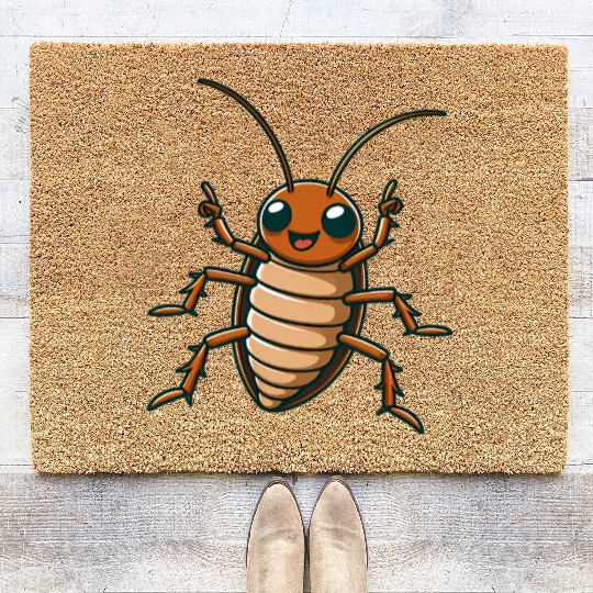 Dancing Cockroach Cockroach Dance Coir Doormats