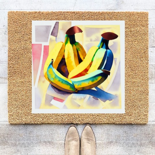 Green banana Coir Doormats