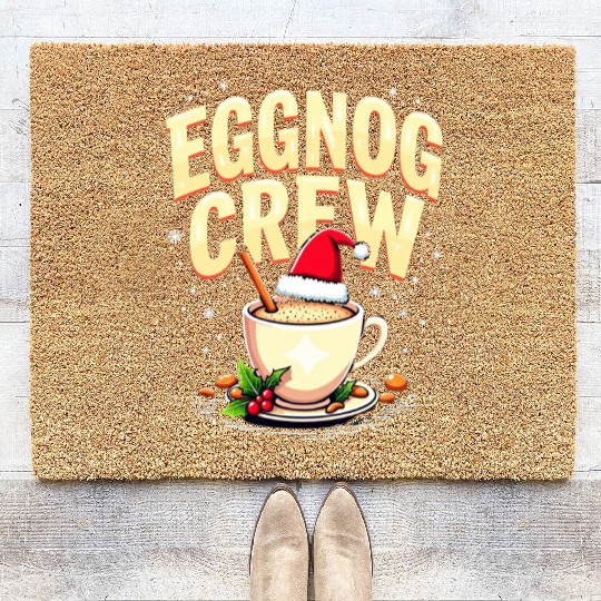 EGGNOG CREW Coir Doormats