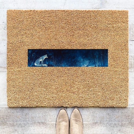 Foxfire in the Bamboo Grove Coir Doormats