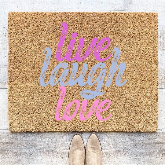 Live Laugh Love - Embrace the Joy Coir Doormats