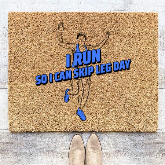 Leg Day Loophole Coir Doormats