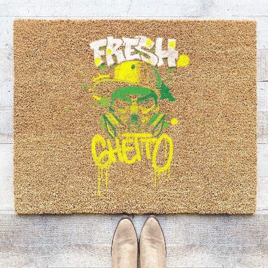 Sprayer Painting Design Unique Coir Doormats