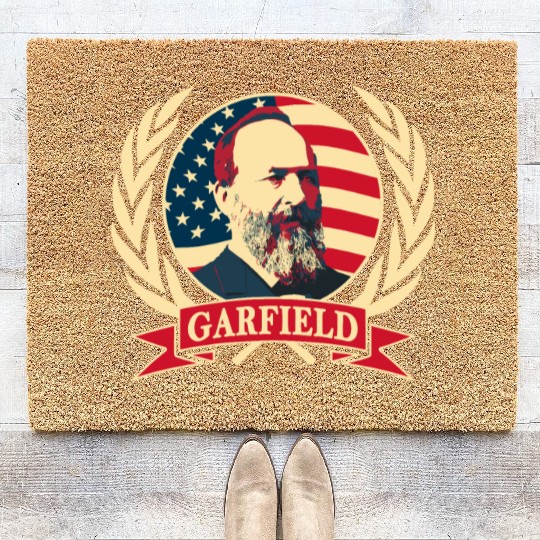 President James Abraham Garfield Coir Doormats