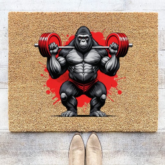 Gorilla Power Lifting Design Coir Doormats