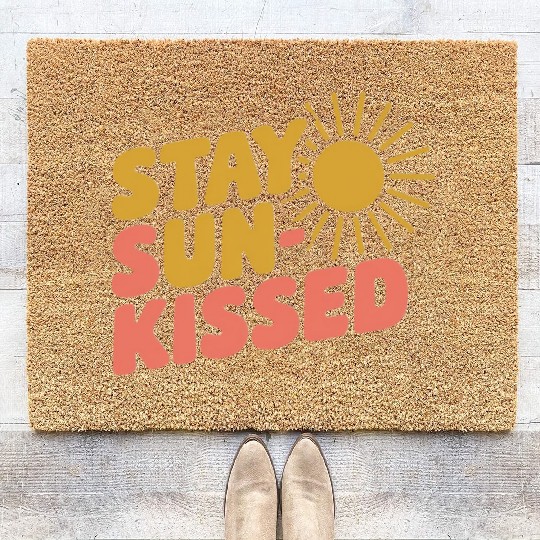Here Comes the Sun Coir Doormats