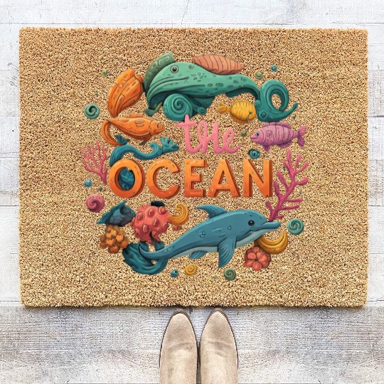 The ocean Coir Doormats