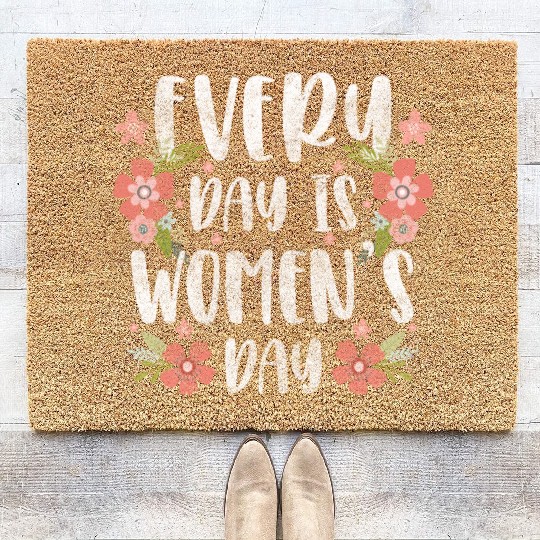 Women's Day Power Important Frida Coir Doormats