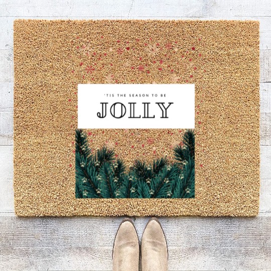 'Tis The Season To Be Jolly Coir Doormats