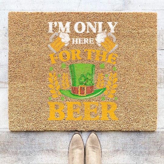 Pub Shamrock Pot World Tour Coir Doormats