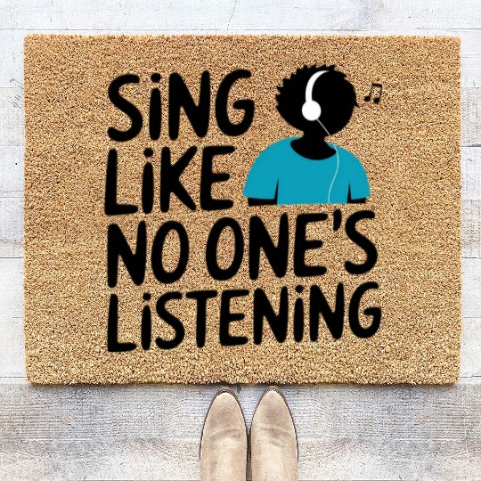 Sing Your Heart Out Coir Doormats