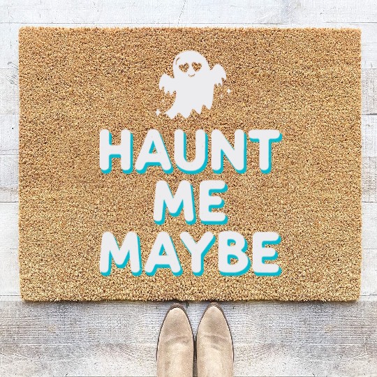 Paranormal Comedy Funny Ghost Humor Lighthearted Coir Doormats