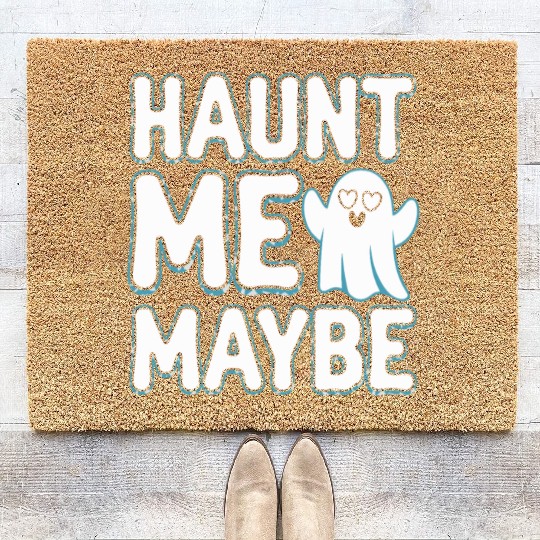 Paranormal Comedy Funny Ghost Humor Lighthearted Coir Doormats