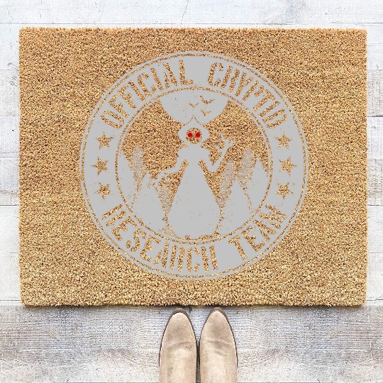 Cryptid Research Team | Cryptids Flatwoods Monster Coir Doormats