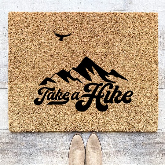 Take A Hike Coir Doormats