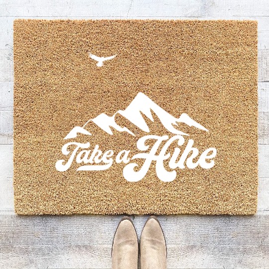 Take A Hike Coir Doormats