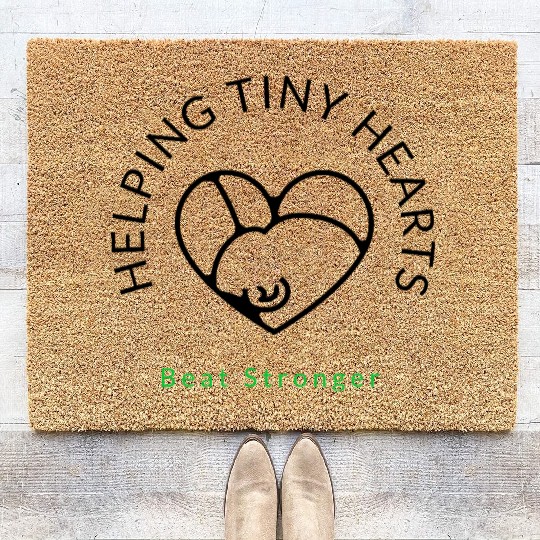Helping Tiny Hearts Beat Stronger -Maternity Nurse Coir Doormats