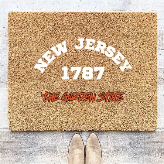 GARDEN STATE GROWN AND PROUD Coir Doormats