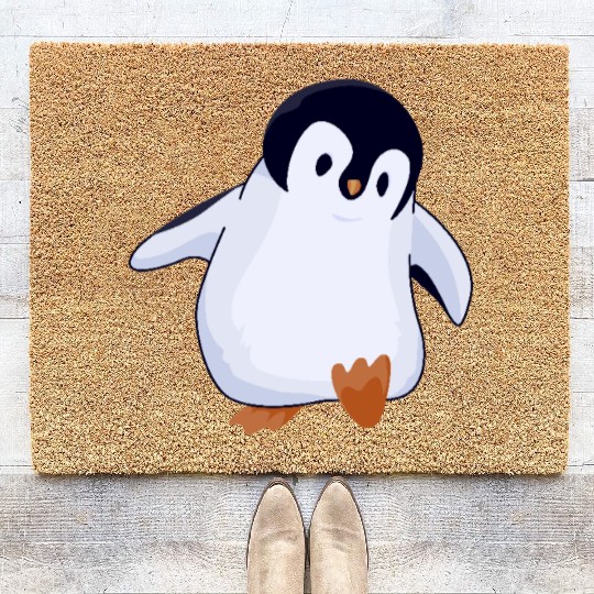 Cute Penguin Coir Doormats