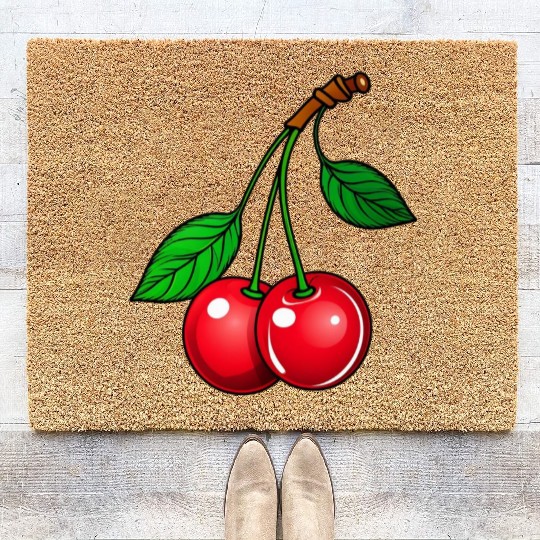 Cherry lover Coir Doormats